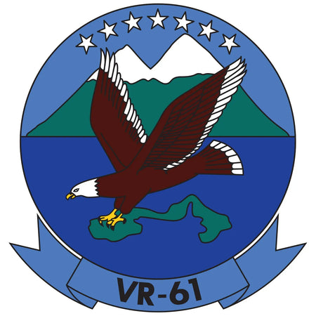 Fleet Logistics Support Squadron 61 (VR-61) Logo Decal Emblem Crest Insignia