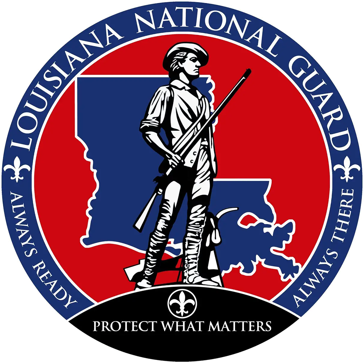 Louisiana National Guard Patch Logo Decal Emblem Crest Insignia