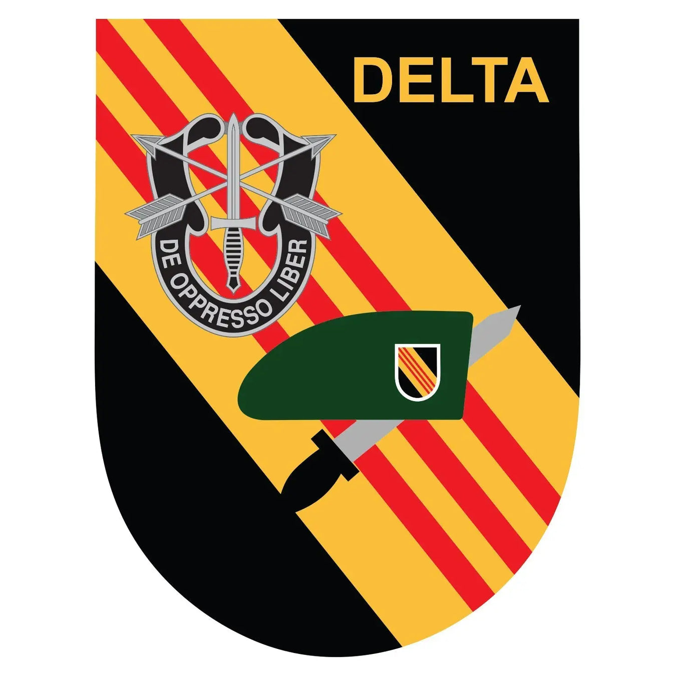 Project DELTA Vietnam War Logo Emblem Crest Insignia