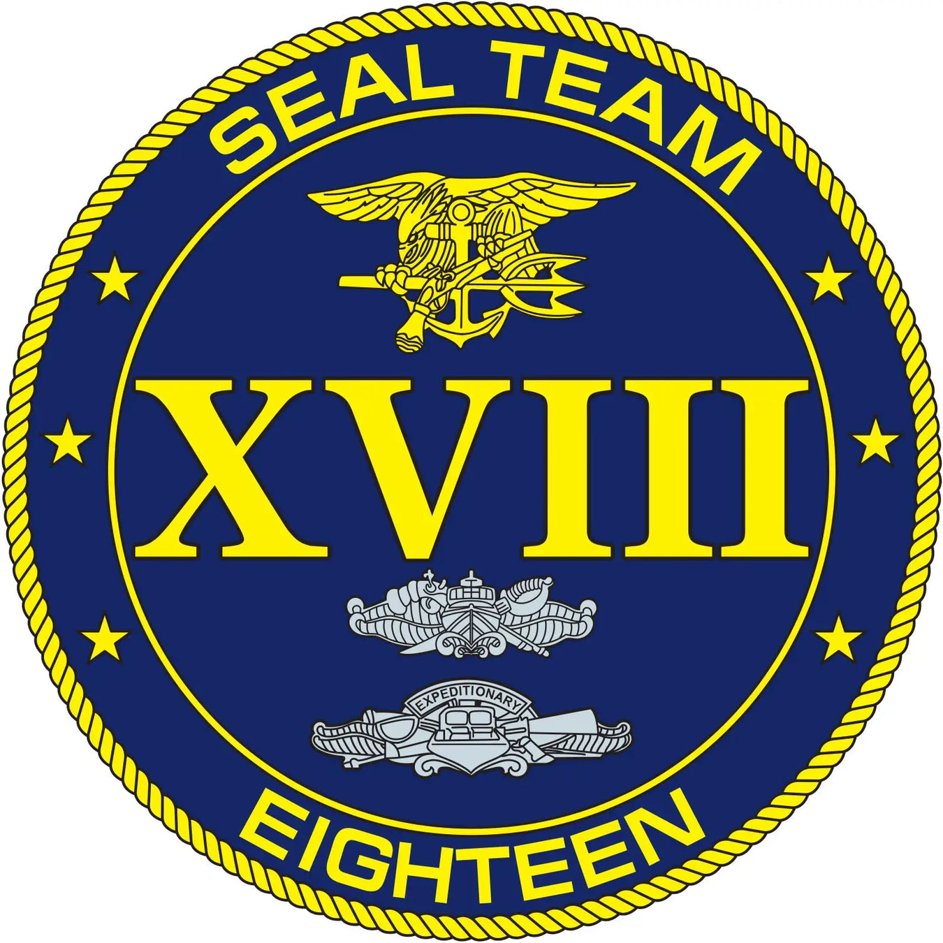 SEAL Team 18 Patch Logo Decal Emblem Crest Insignia