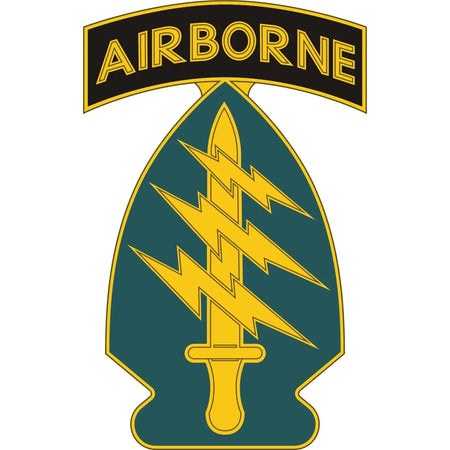 U.S. Army 1st Special Forces Command (Airborne) Logo Crest Insignia