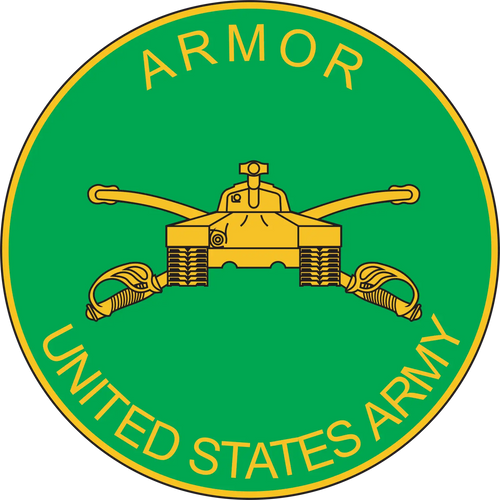 U.S. Army Armor Branch Logo Crest Insignia
