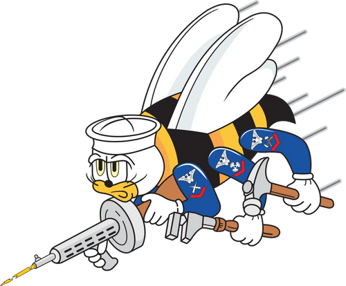 U.S. Navy SeaBees Logo Emblem Crest Insignia