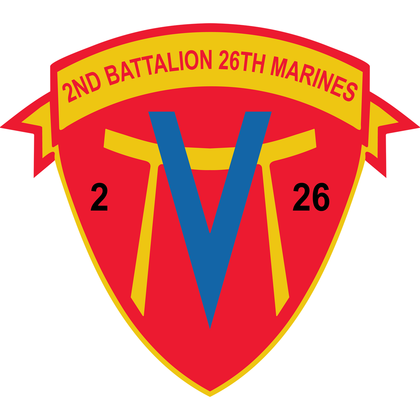 2nd Battalion, 26th Marines (2/26 Marines) Logo Emblem Crest