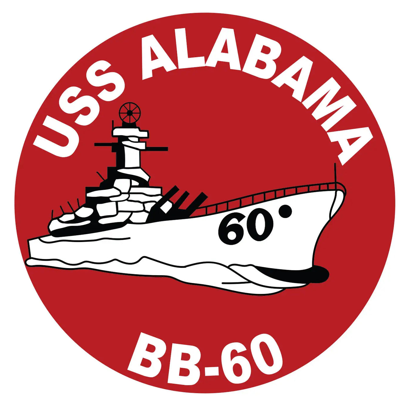 USS Alabama (BB-60) Merchandise - Shop T-Shirts, hoodies, patches, pins, flags, decals, hats and more.