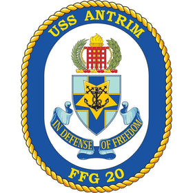 USS Antrim (FFG-20) Logo Emblem Crest