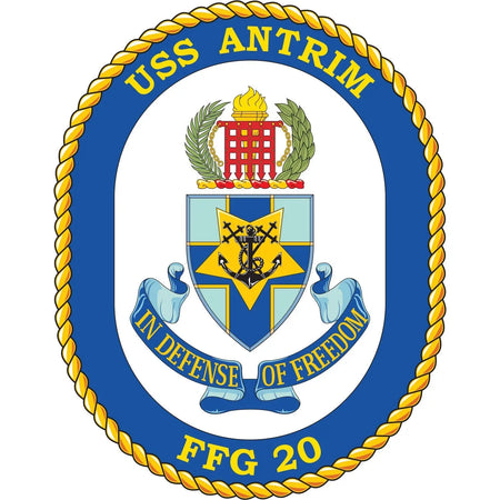 USS Antrim (FFG-20) Logo Emblem Crest