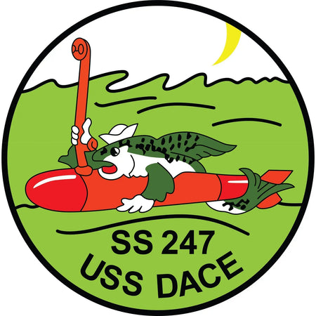 USS Dace (SS-247) Logo Emblem Crest