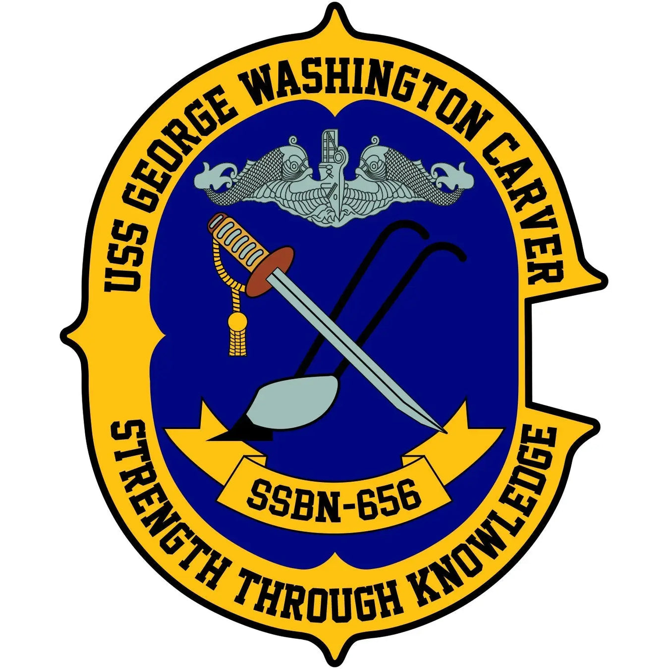USS George Washington Carver (SSBN-656) Logo Emblem