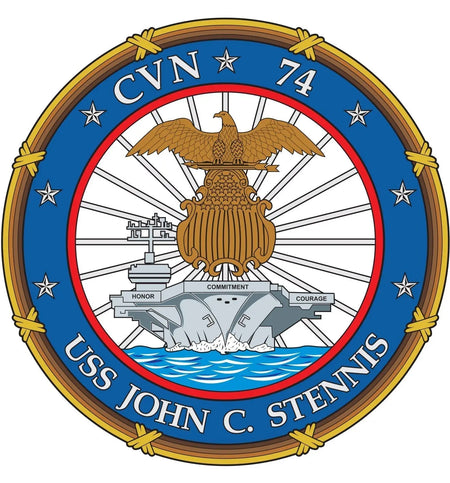 USS John C. Stennis (CVN-74) Logo Emblem Crest