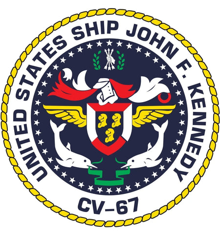 USS John F. Kennedy (CV/CVA-67) Logo Emblem Crest