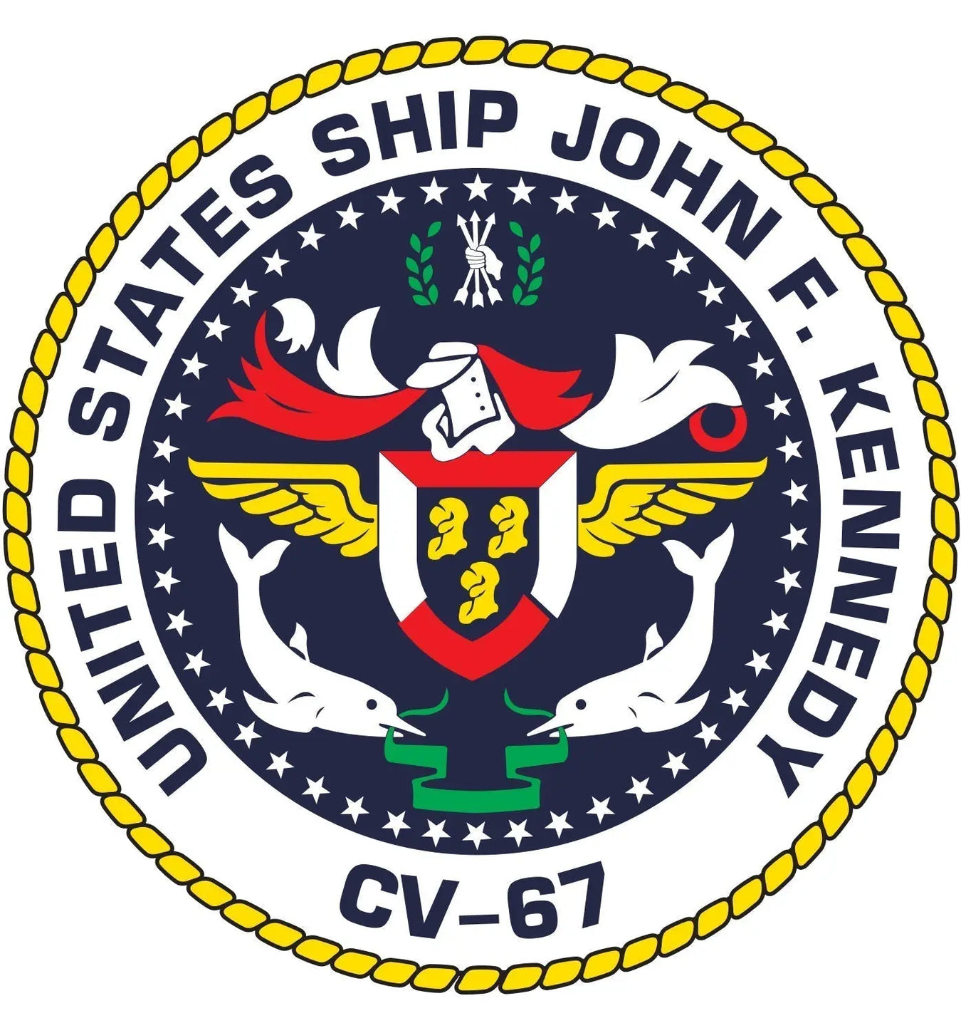 USS John F. Kennedy (CV/CVA-67) Logo Emblem Crest