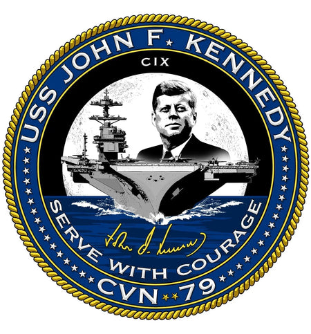 USS John F. Kennedy (CVN-79) Logo Emblem Crest