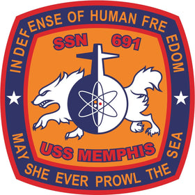 USS Memphis (SSN-691) Los Angeles-class Submarine