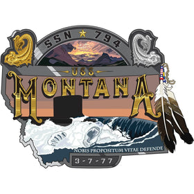 USS Montana (SSN-794) Virginia-class Submarine