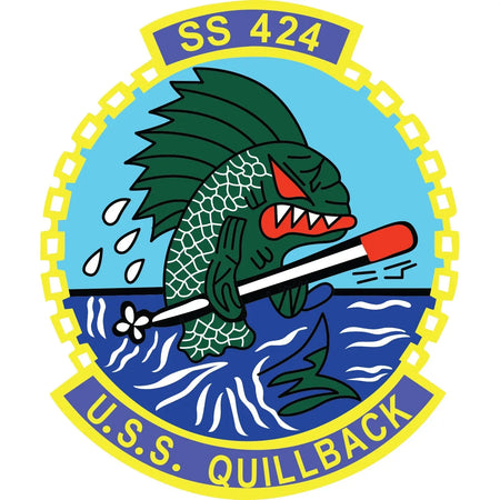 USS Quillback (SS-424) patch logo decal emblem crest insignia 