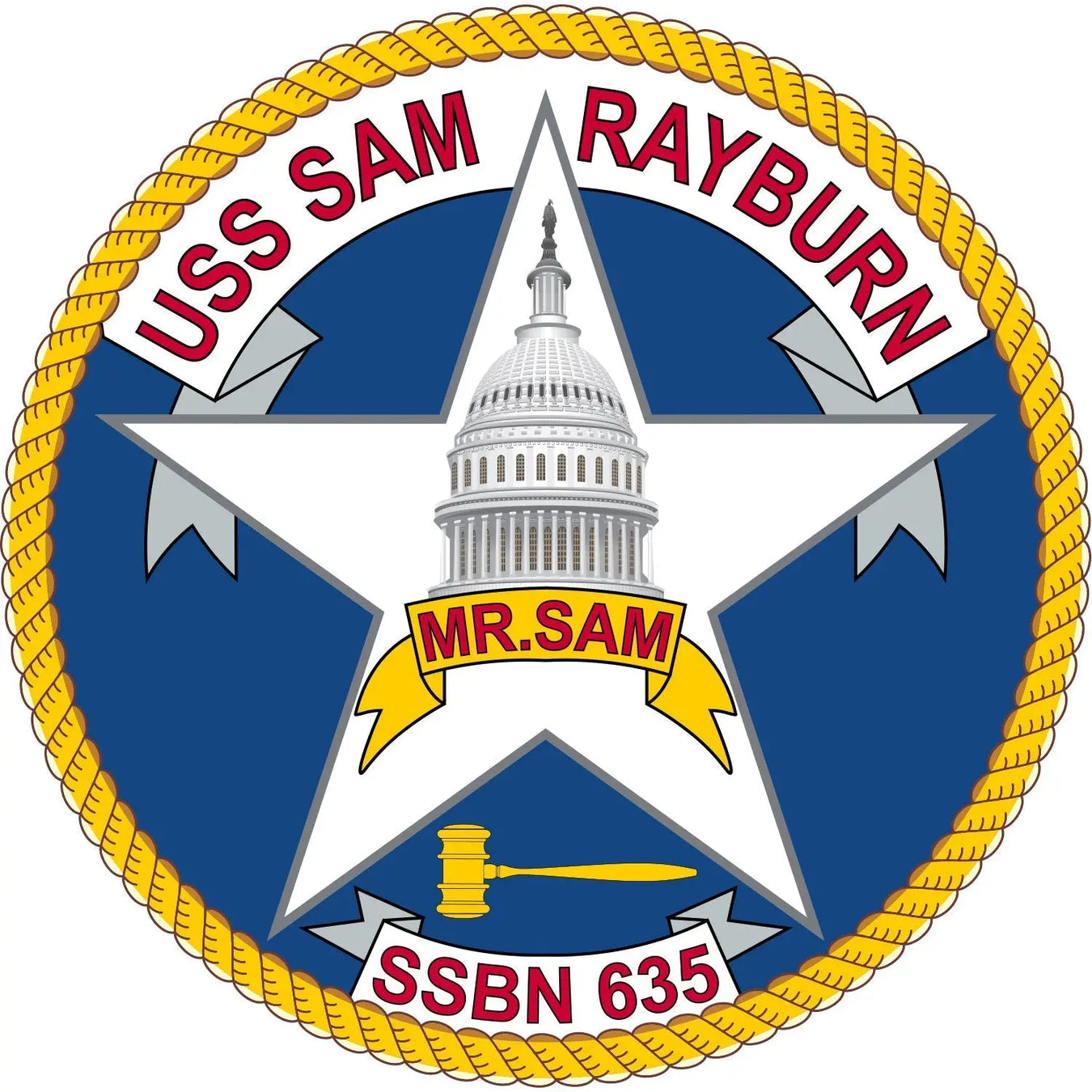 USS Sam Rayburn (SSBN-635) logo