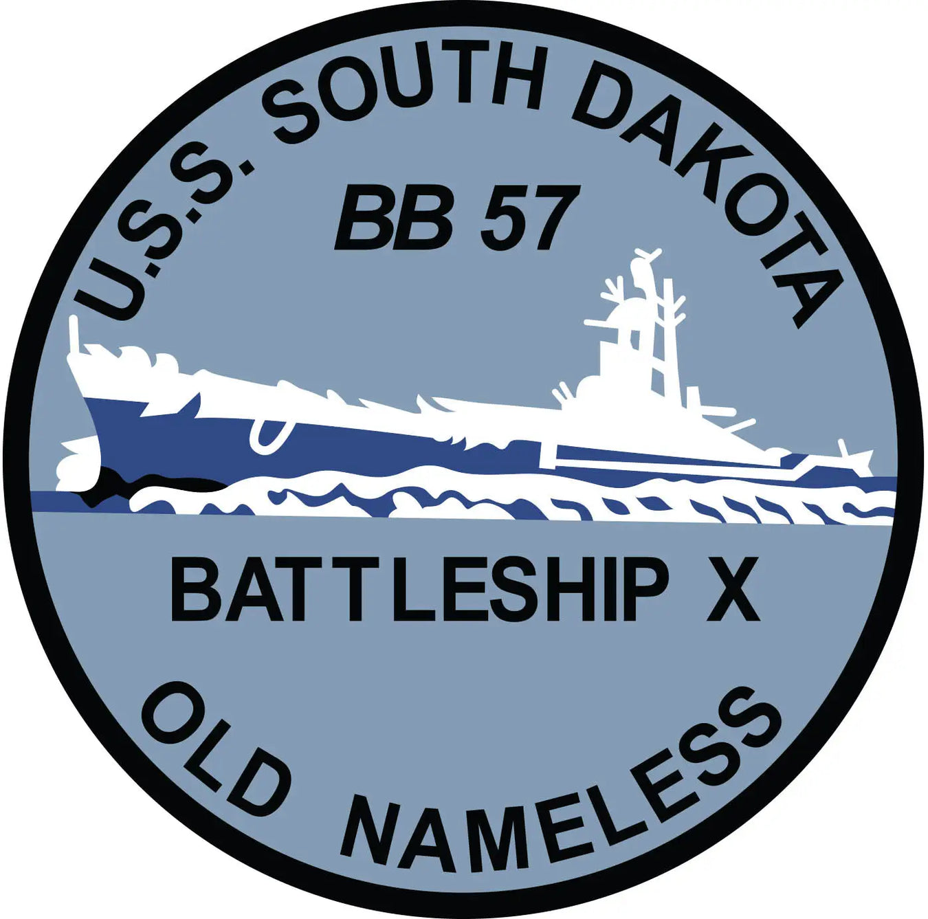 USS South Dakota (BB-57) Merchandise - Shop T-Shirts, hoodies, patches, pins, flags, decals, hats and more.