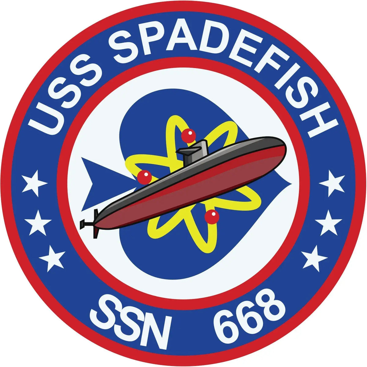 Spadefush USS Spadefish (SSN-668) Merchandise | Apparel and Gifts