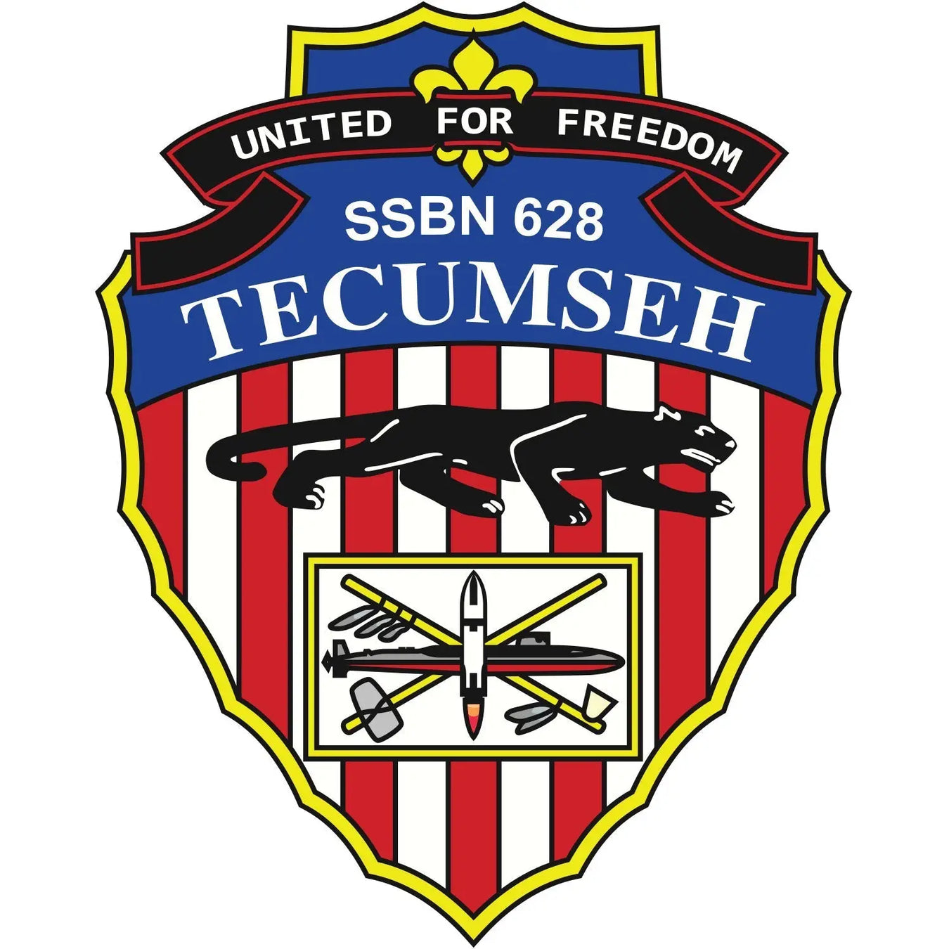 USS Tecumseh (SSBN-628) logo