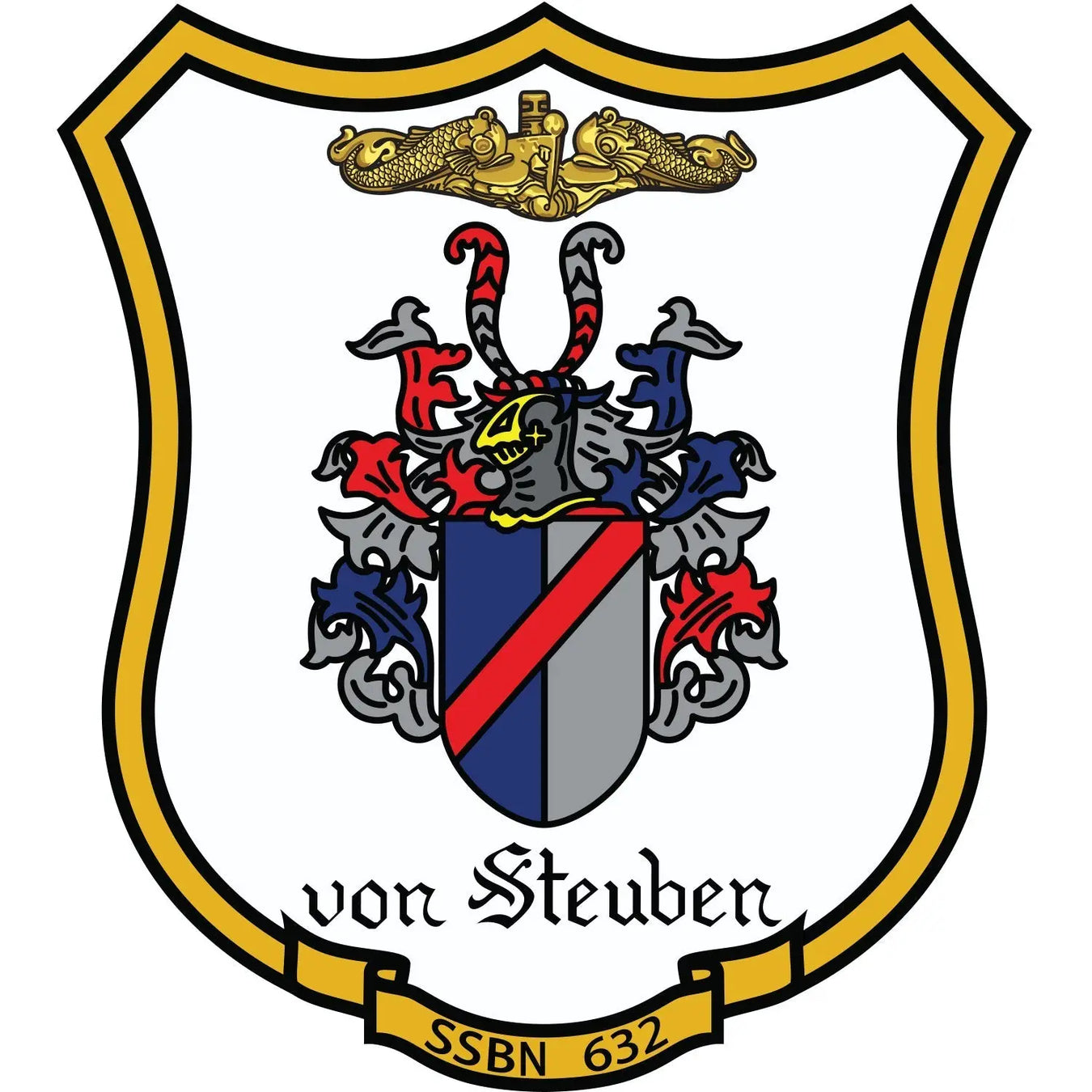 USS Von Steuben (SSBN-632) Logo