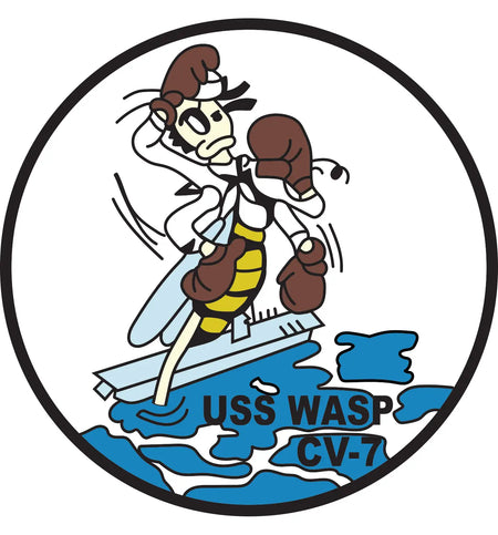 USS Wasp (CV-7) Merchandise - Shop USS Wasp (CV-7) t-shirts, hoodies, patches, flags, decals, pins and hats.