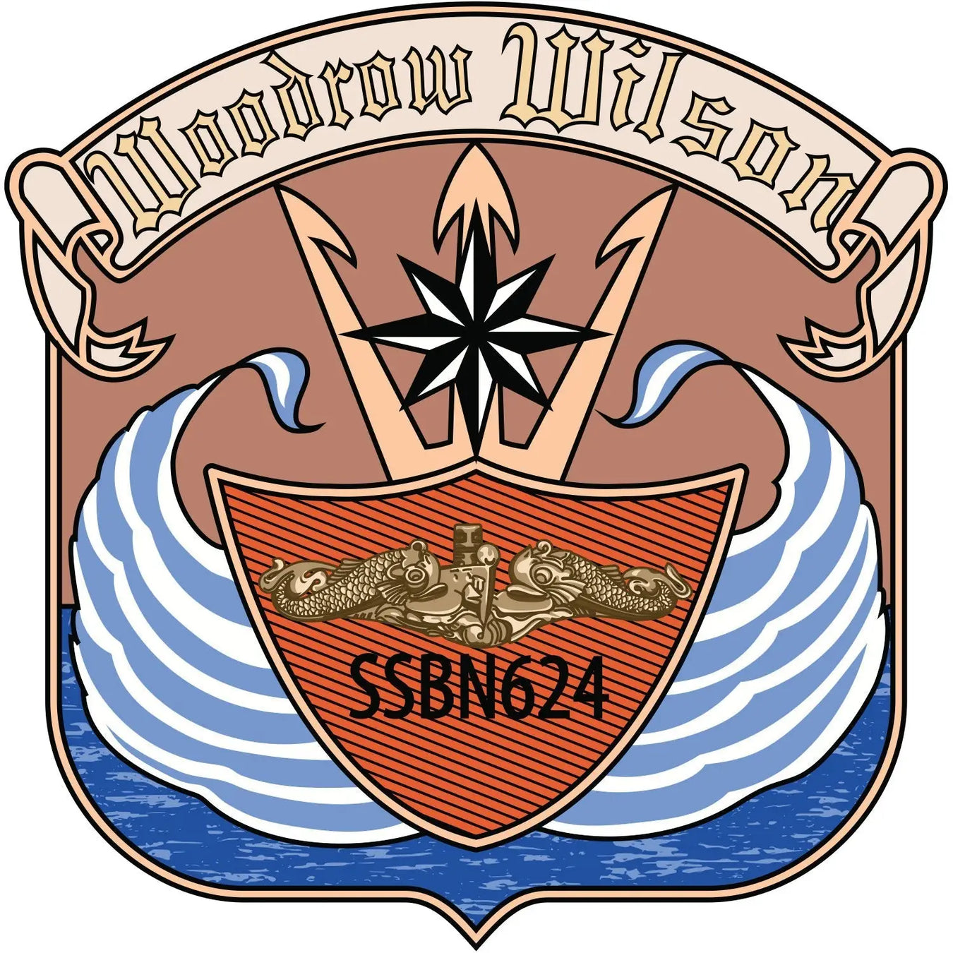 USS Woodrow Wilson (SSBN-624) Logo