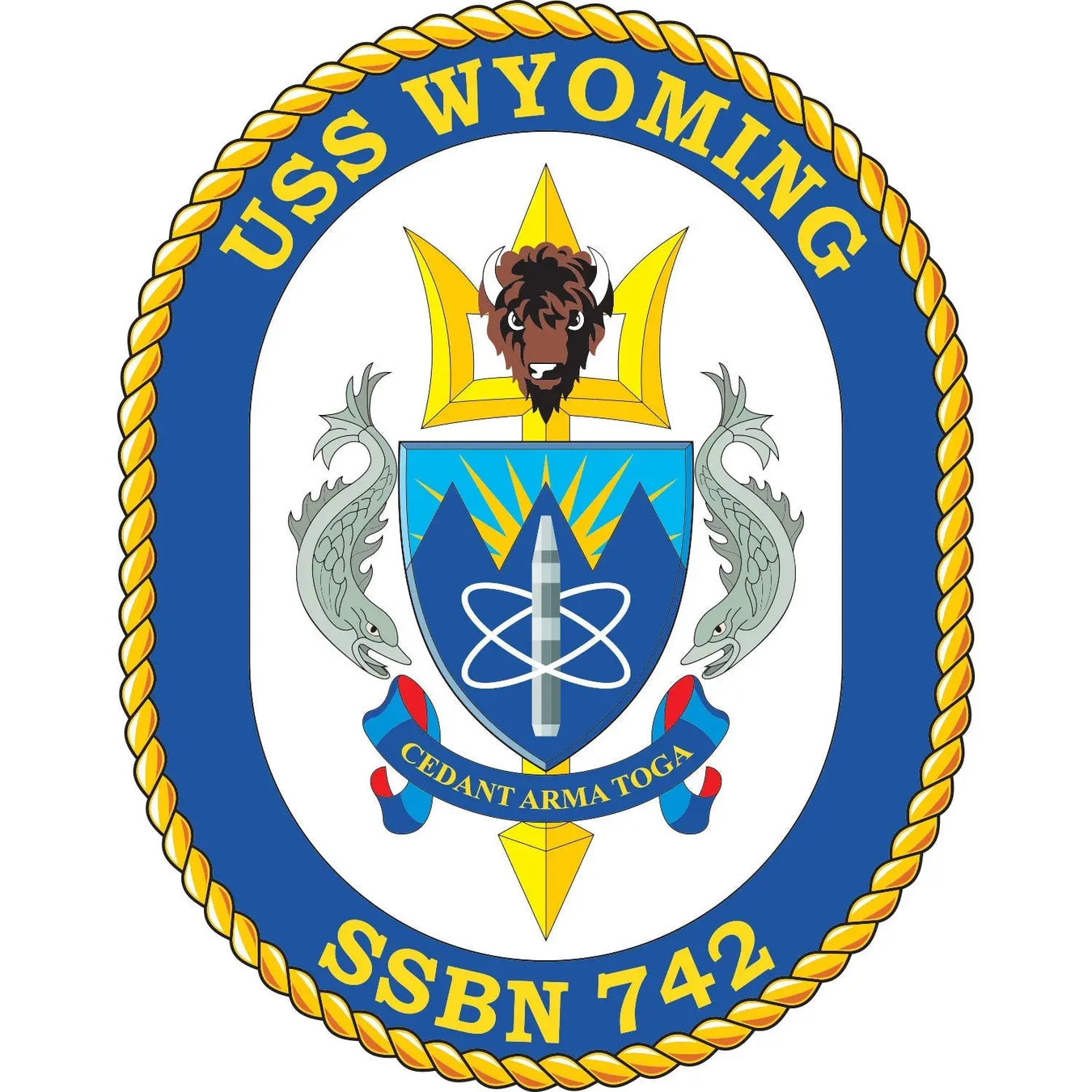 USS Wyoming (SSBN-742) logo