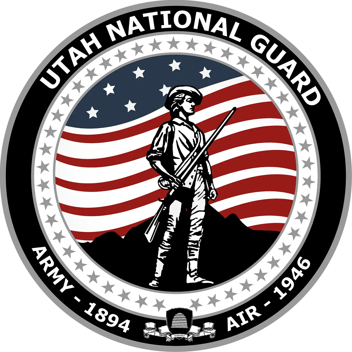 Utah National Guard Patch Logo Decal Emblem Crest Insignia
