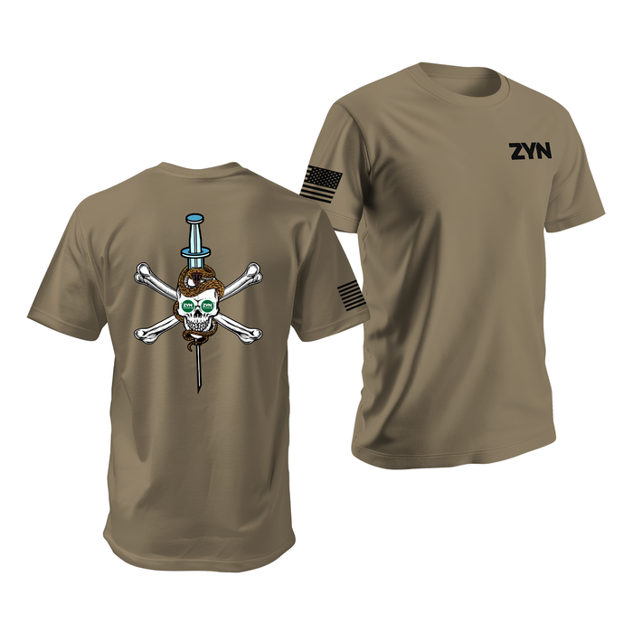 Zyn EMS/EMT Paramedic Star of Life Skull T-Shirt Tactically Acquired   