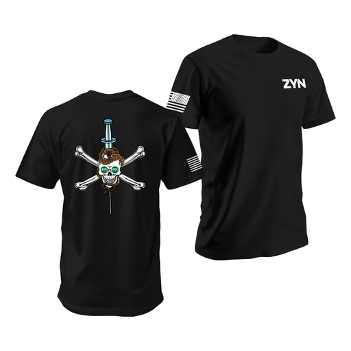 Zyn EMS/EMT Paramedic Star of Life Skull T-Shirt Tactically Acquired   