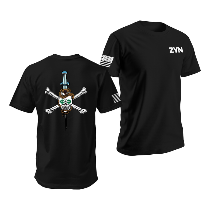 Zyn EMS/EMT Paramedic Star of Life Skull T-Shirt Tactically Acquired   