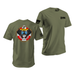 ZYN U.S. Navy Search & Rescue (SAR) Swimmer Skull T-Shirt Tactically Acquired Military Green Small Cool Mint