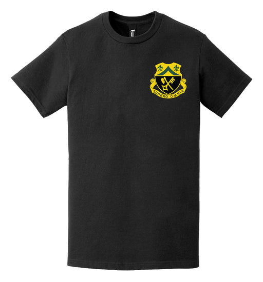 U.S. Army 81st Armor Regiment Left Chest Logo T-Shirt Tactically Acquired   