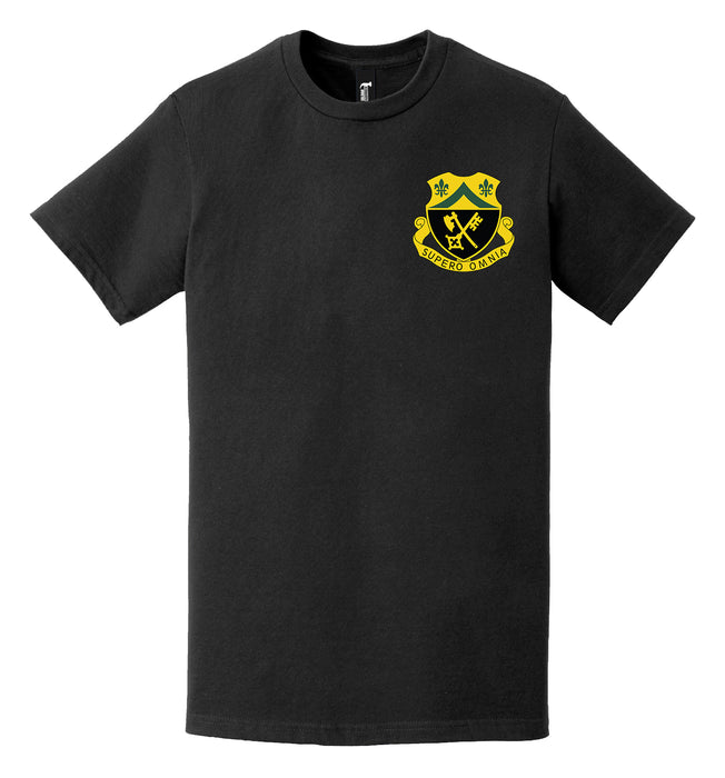 U.S. Army 81st Armor Regiment Left Chest Logo T-Shirt Tactically Acquired   