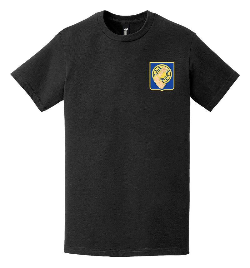 U.S. Army 34th Armor Regiment Left Chest Logo T-Shirt