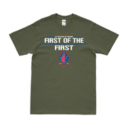 1st Battalion, 1st Marines (1/1) 'First of the First' T-Shirt Tactically Acquired Small Military Green 