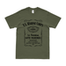 1st Battalion 10th Marines (1/10 Marines) Whiskey Label T-Shirt Tactically Acquired Small Military Green 