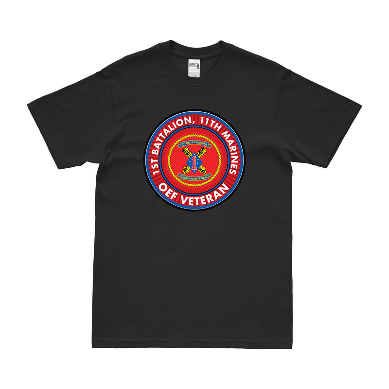 1st Bn 11th Marines (1/11 Marines) OEF Veteran T-Shirt
