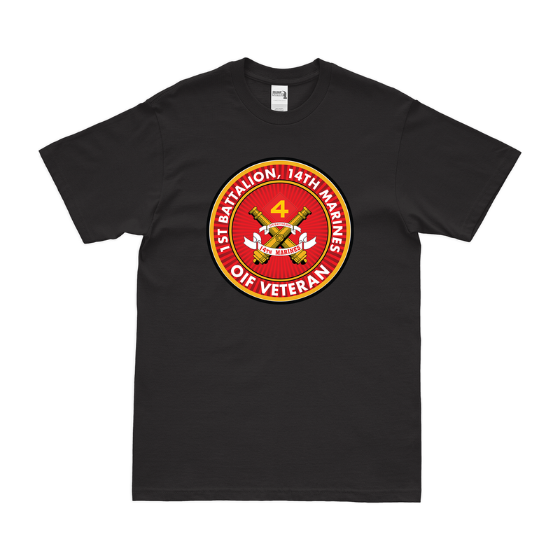 1st Bn 14th Marines (1/14 Marines) OIF Veteran T-Shirt