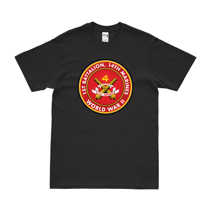 1st Bn 14th Marines (1/14 Marines) World War II T-Shirt