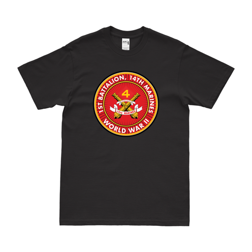 1st Bn 14th Marines (1/14 Marines) World War II T-Shirt Tactically Acquired   