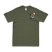 A Co 'Abu', 1-187 IN, 3BCT, 101 ABN Left Chest T-Shirt Tactically Acquired Military Green Small 