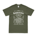 1st Battalion 187th Infantry (1-187) Whiskey Label T-Shirt Tactically Acquired Military Green Small 