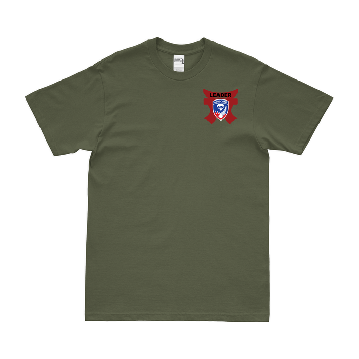 1st Battalion, 187th Infantry Regiment (1-187) Left Chest T-Shirt Tactically Acquired Military Green Small 