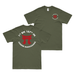 Double-Sided 1-187 IN 'Leader Rakkasans' Circle Tori T-Shirt Tactically Acquired Military Green Small 