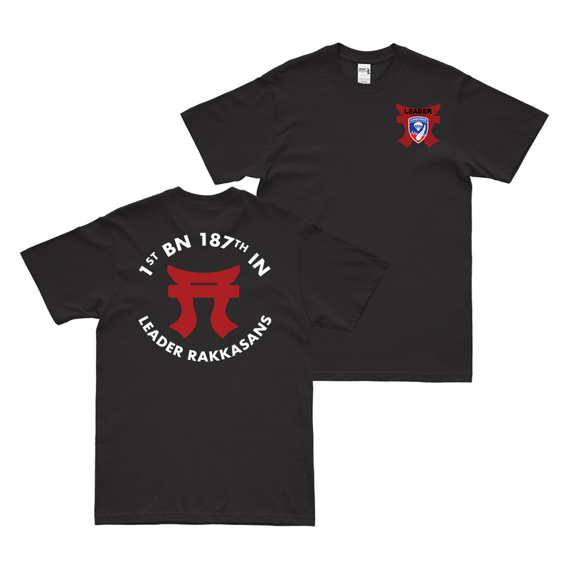 Double-Sided 1-187 IN 'Leader Rakkasans' Tori T-Shirt