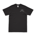 1-187 Infantry Regiment Left Chest Crossed Rifles T-Shirt Tactically Acquired Black Small 
