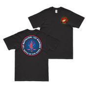 Double-Sided 1/1 Marines Battle of Khe Sanh T-Shirt Tactically Acquired Black Small 
