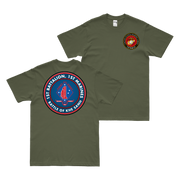 Double-Sided 1/1 Marines Battle of Khe Sanh T-Shirt Tactically Acquired Military Green Small 
